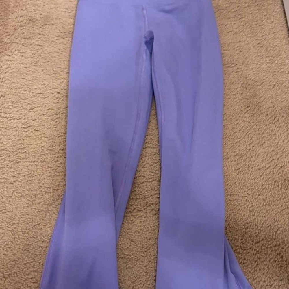 aerie Lavender Straight Leg Flare Pants